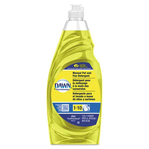 Manual Pot-Pan Dish Detergent, Lemon, 38 Oz Bottle 1