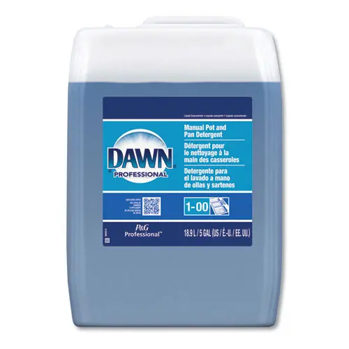 Manual Pot-Pan Dish Detergent, Original Scent, Five Gallon Cube 1