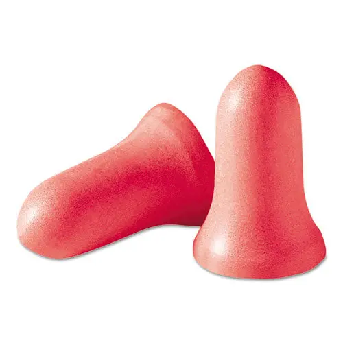 Max-1 Single-Use Earplugs, Cordless, 33Nrr, Coral, 200 Pairs 1