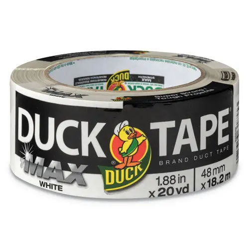 Max Duct Tape, 3" Core, 1.88" X 20 Yds, White 1