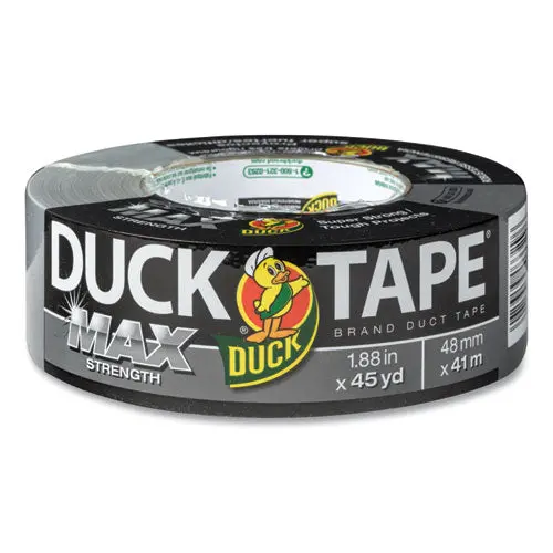 Max Duct Tape, 3" Core, 1.88" X 45 Yds, Silver 1