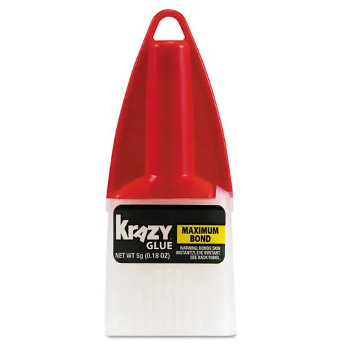 Maximum Bond Krazy Glue, 0.18 Oz, Dries Clear 1