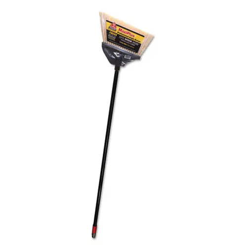 Maxiplus Professional Angle Broom, Polystyrene Bristles, 51" Handle, Black 1