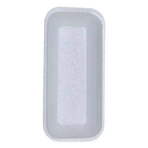 Meat Trays, #1.5, 8.38 X 3.94 X 1.1, White, 1,000/Carton 1