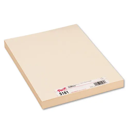 Medium Weight Tagboard, 12 X 9, Manila, 100-Pack 1