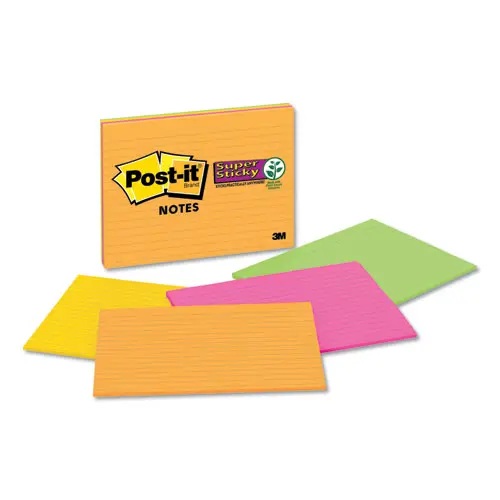 Meeting Notes In Rio De Janeiro Colors, Lined, 8 X 6, 45-Sheet, 4-Pack 1