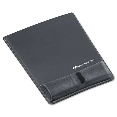 Memory Foam Wrist Support W-Attached Mouse Pad, Graphite 1