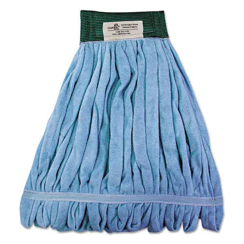Microfiber Looped-End Wet Mop Head, Medium, Blue 1