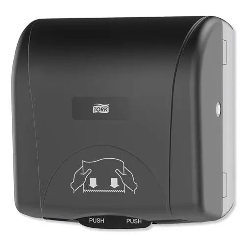 Mini Mechanical Hand Towel Roll Dispenser, For H71 System, 11.75 X 7.5 X 12.5, Black 1