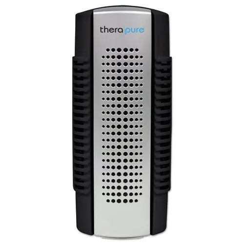 Mini Plug-In Collection Blade Air Purifier, One Speed, Black-Silver 1