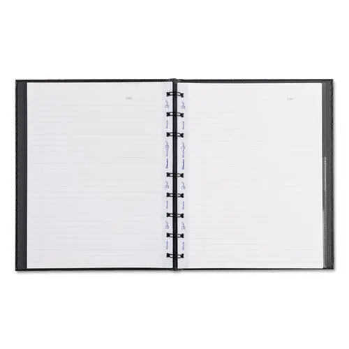 Miraclebind Notebook, 1 Subject, Medium-College Rule, Black Cover, 9.25 X 7.25, 75 Sheets 1