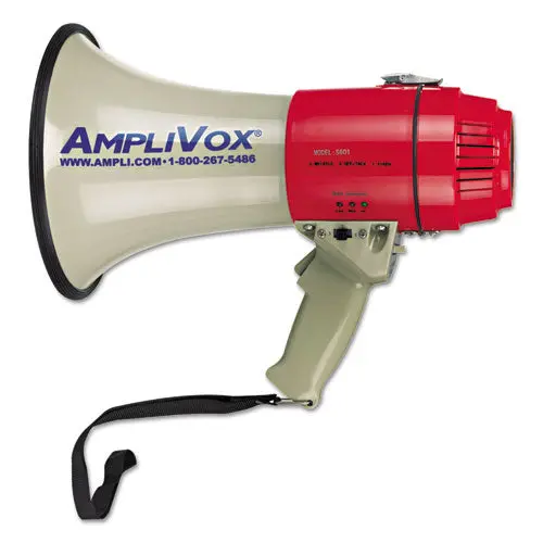 Mitymeg Piezo Dynamic Megaphone, 15W, 5-8 Mile Range 1