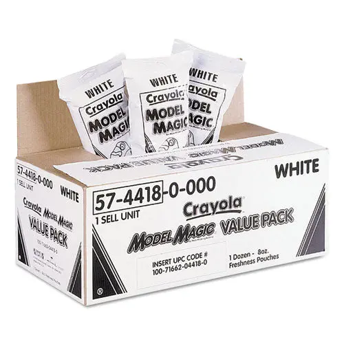 Model Magic Modeling Compound, 8 Oz, White, 6 Lbs. 1