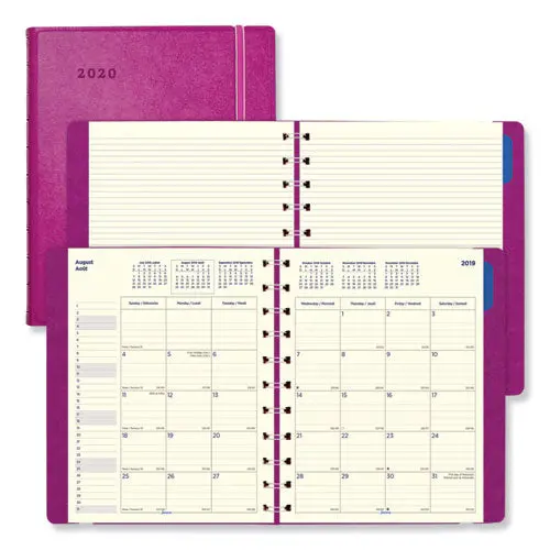Monthly Planner, 10.75 X 8.5, Fuchsia, 2020-2021 1