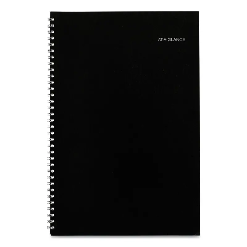 Monthly Planner, 12 X 8, Black Two-Piece Cover, 2020-2021 1