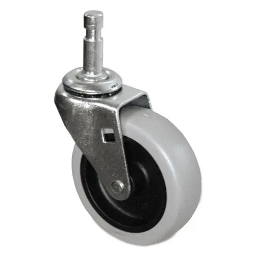 Mop Bucket-Wringer Replacement Caster, 3", Gray-Silver 1