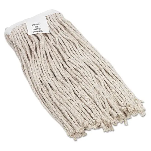 Mop Head, Value Standard Head, Rayon Fiber, Cut-End, Size No. 16, We, 12-Carton 1