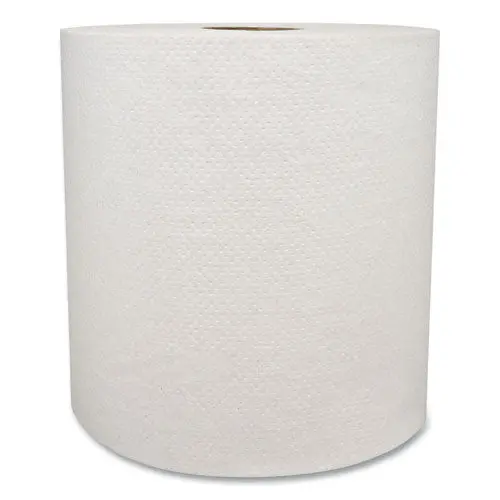 Morsoft Universal Roll Towels, 8" X 800 Ft, White, 6 Rolls-Carton 1
