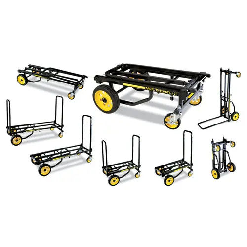 Multi-Cart 8-In-1 Cart, 500 Lb Capacity, 33.25 X 17.25 X 42.5, Black 2