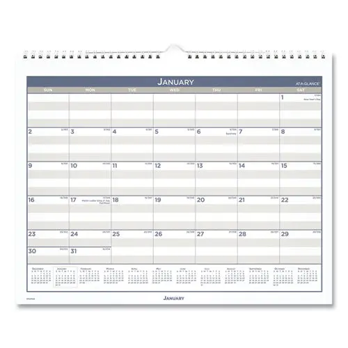 Multi Schedule Wall Calendar, 15 X 12, 2022 1