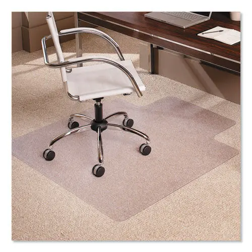 Multi-Task Series Anchorbar Chair Mat For Carpet Up To 0.38", 45 X 53, Clear 1