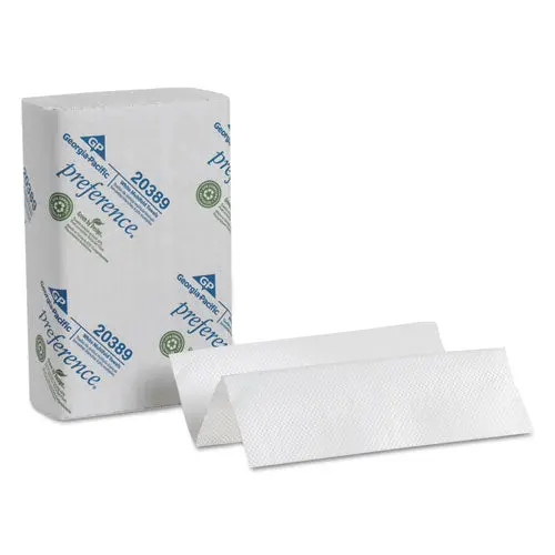 Multifold Paper Towels, 9 1-4 X 9 2-5, White, 250-Pack, 16 Packs-Carton 1