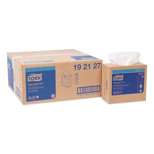 Multipurpose Paper Wiper, 9.25 X 16.25, White, 100-Box, 8 Boxes-Carton 1