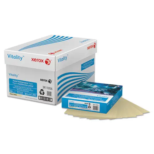 Multipurpose Pastel Colored Paper, 20Lb, 8.5 X 11, Ivory, 500-Ream 1