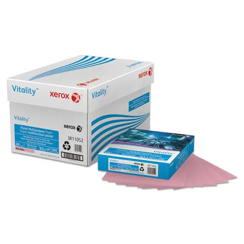 Multipurpose Pastel Colored Paper, 20Lb, 8.5 X 11, Pink, 500-Ream 1