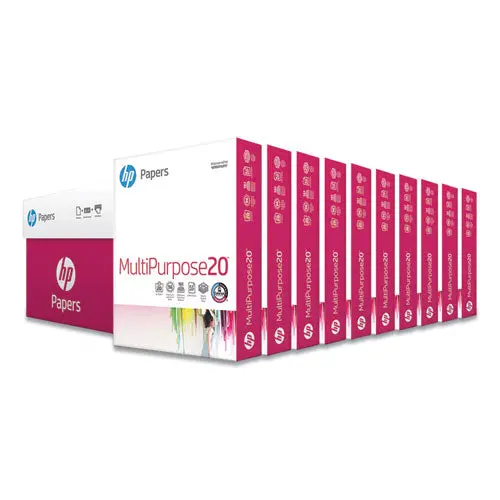 Multipurpose20 Paper, 96 Bright, 20Lb, 8.5 X 11, White, 500 Sheets-Ream, 10 Reams-Carton 1