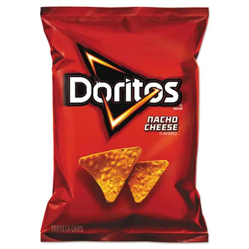 Nacho Cheese Tortilla Chips, 1.75 Oz Bag, 64-Carton 1