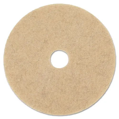 Natural Hog Hair Burnishing Floor Pads, 20" Diameter, 5-Carton 1