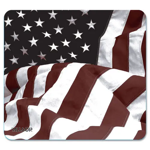 Naturesmart Mouse Pad, American Flag Design, 8 1-2 X 8 X 1-10 1