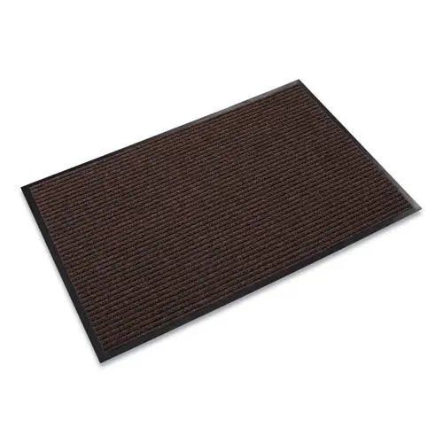 Needle Rib Wipe And Scrape Mat, Polypropylene, 48 X 72, Brown 1