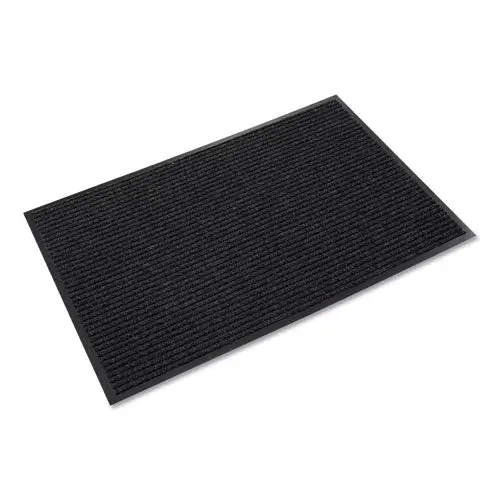 Needle-Rib Wiper-Scraper Mat, Polypropylene, 36 X 48, Charcoal 1