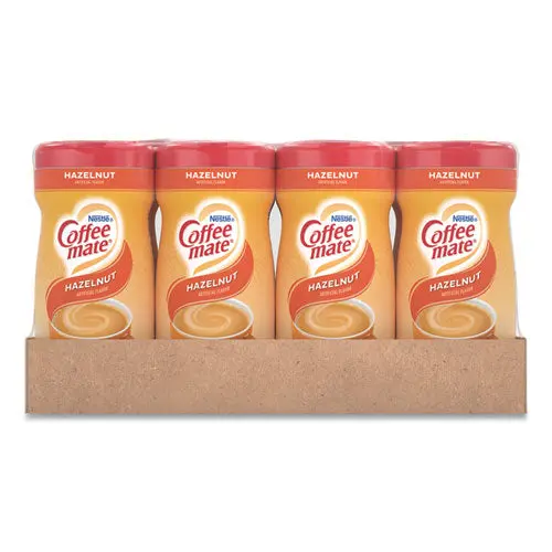 Non-Dairy Powdered Creamer, Hazelnut, 15 Oz Canister, 12-Carton 1