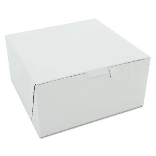 Non-Window Bakery Boxes, 6 X 6 X 3, White, 250-Carton 1