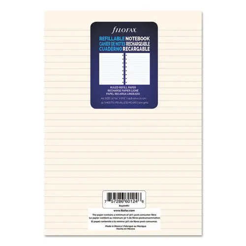 Notebook Refills, 8-Hole, 8.25 X 5.81, Narrow Rule, 32-Pack 1
