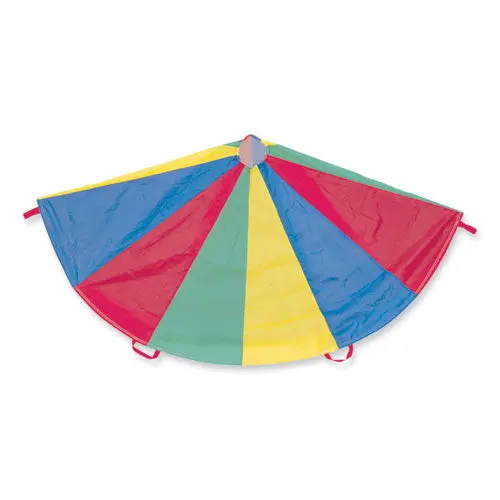 Nylon Multicolor Parachute, 24-Ft. Diameter, 20 Handles 1