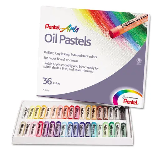 Oil Pastel Set With Carrying Case,36-Color Set, Assorted, 36-Set 1