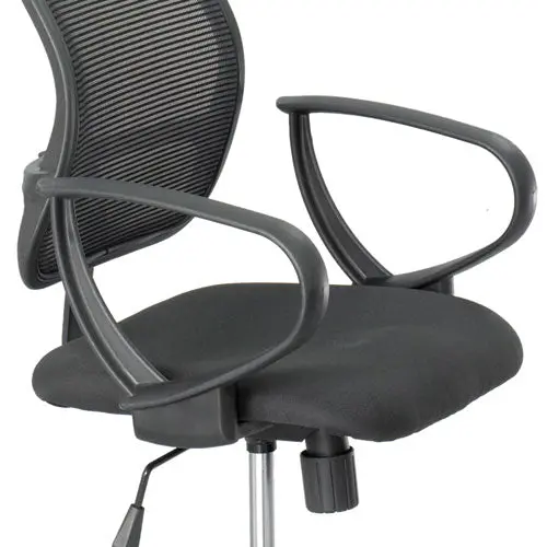 Optional Loop Arm Kit For Mesh Extended Height Chair, Black, 1 Pair 1