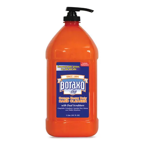 Orange Heavy Duty Hand Cleaner, 3 L Pump Bottle, 4-Carton 1