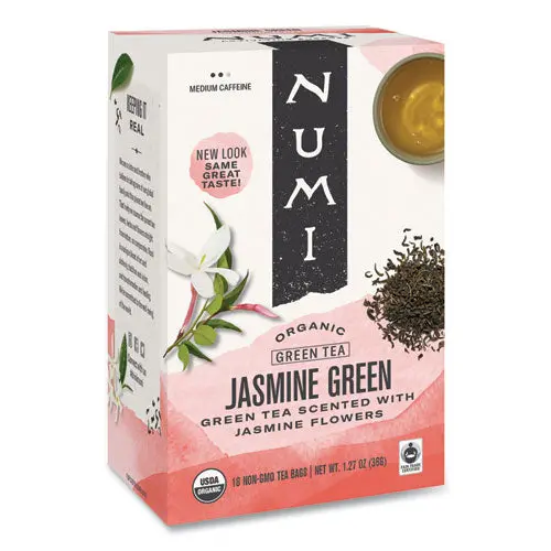 Organic Teas And Teasans, 1.27 Oz, Jasmine Green, 18-Box 1