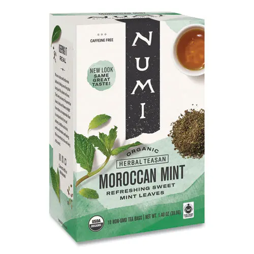 Organic Teas And Teasans, 1.4 Oz, Moroccan Mint, 18-Box 1