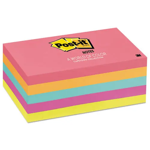 Original Pads In Cape Town Colors, 3 X 5, 100-Sheet, 5-Pack 1