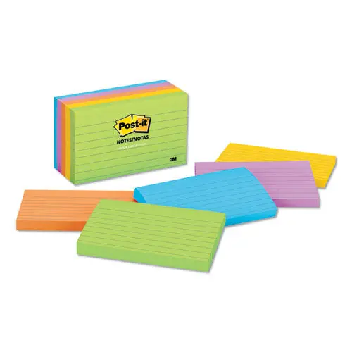 Original Pads In Jaipur Colors, 3 X 5, Lined, 100-Sheet, 5-Pack 1