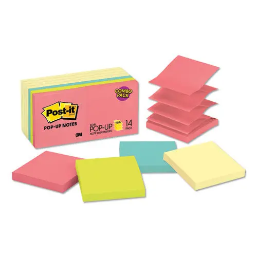 Original Pop-Up Notes Value Pack, 3 X 3, Canary Yellow-Cape Town, 100-Sheet 1