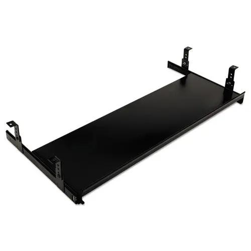 Oversized Keyboard Platform-Mouse Tray, 30W X 10D, Black 1