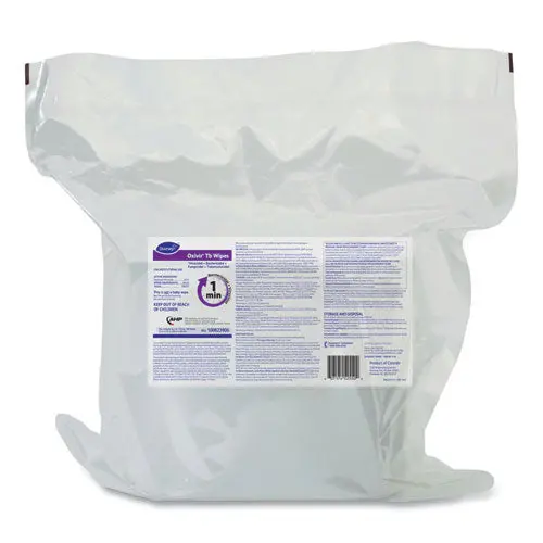 Oxivir Tb Disinfectant Wipes Refill, 11 X 12, White, 160 Wipes-Refill Pouch, 4 Refill Pouches-Carton 1