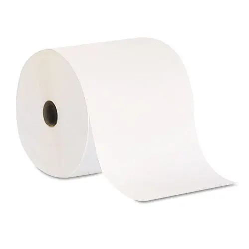 Pacific Blue Basic Nonperf Paper Towel Rolls, 7 7-8 X 800 Ft, White, 6 Rolls-Ct 1